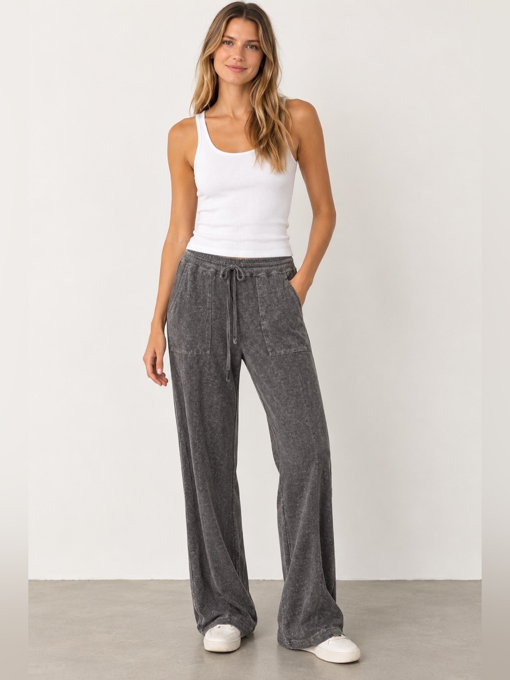 Poetry pull-On Lounge Pants , Hemp blend pants